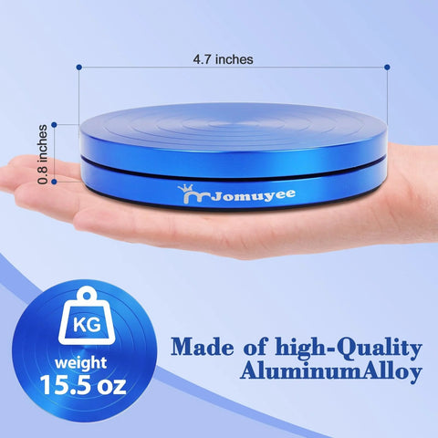 Metal Ballet Turning Disc Board For Pirouette Practice And Balance Training Pro Grade Aluminum Alloy Non Slip Spin Disc Portable, held in hand demonstrating size.