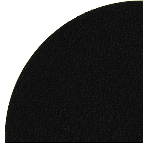 Close-up of Six Inch Hook And Loop Sanding Discs For Orbital And DA Sanders, Five Sixteenth Inch Arbor, Durable Sanding Pad
