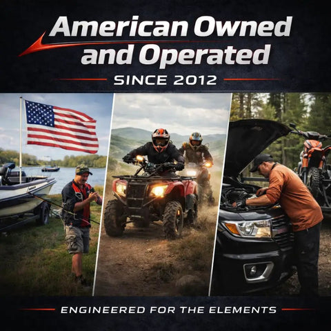 American owned and operated outdoor activities with boat, ATV, and vehicle maintenance.