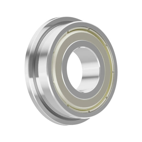 Flanged Ball Bearing 4x12x4 Mm Pack Of 10 F604ZZ Double Metal Shield Chrome Steel for industrial machines and power tools