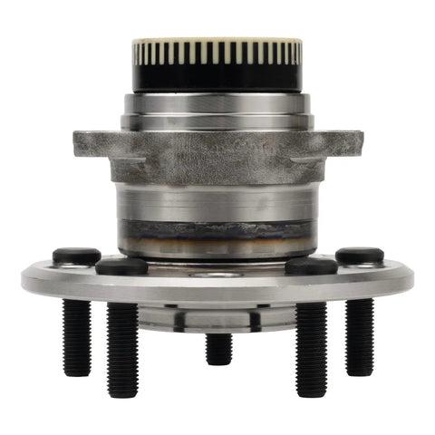 Front view of Rear Wheel Hub Bearing Assembly 512437 Solid Fit for Hyundai Sonata, Kia Optima, and related models.