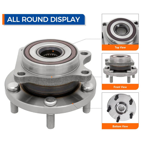 Front Wheel Bearing Hub Assembly For Subaru Ascent 2019, Forester 2019-2021, Impreza 2004-2014, Legacy 2015-2020, Outback Replacement Hub Unit