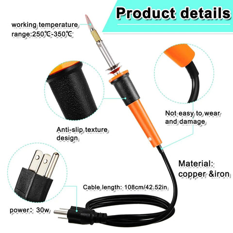 All In One Electric Hot Knife Cutter Kit For Carving And Stenciling 19 Piece Set With Metal Stand 14 Blades And 3 Chuck Sleeves