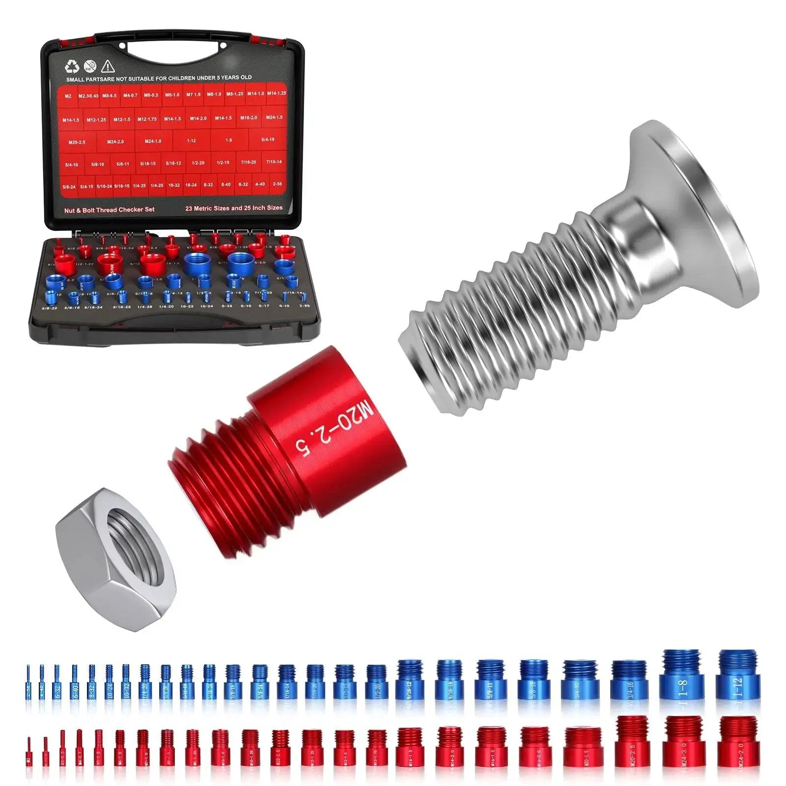 detachable thread checker set for precise sizing 🍁 &nd...