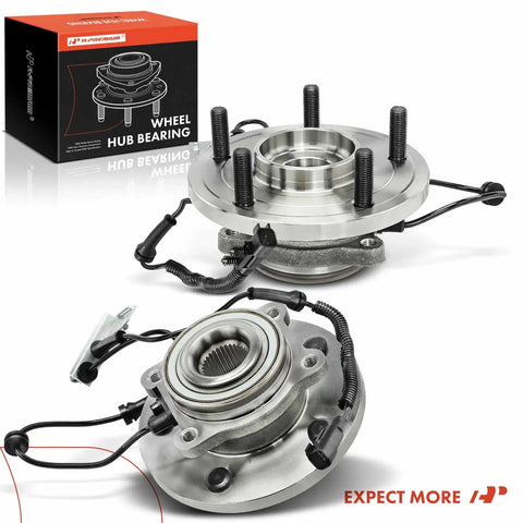 2 Pack Front Wheel Bearing Hub Assembly With ABS For Dodge Grand Caravan 2008 To 2020 Chrysler Town And Country 2008 To 2016