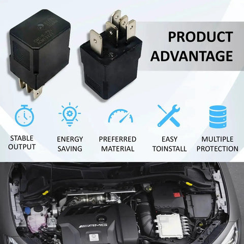 Beefed-Up 12V DC Automotive Power Relay 35A SPDT 5 Pins Quick Connect For Cars And Trucks CM1-R-12V ACM13221 with product advantages
