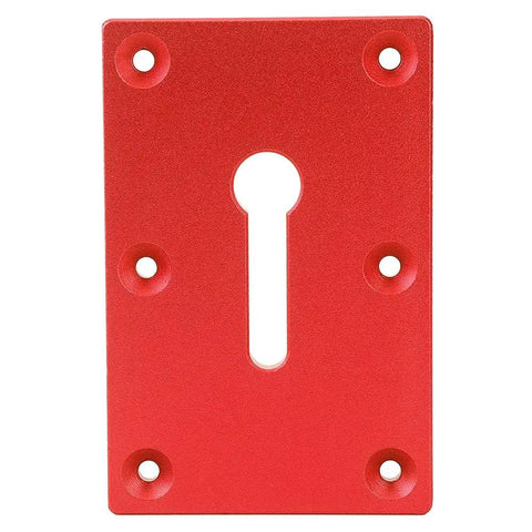 Locking Pliers Mounting Plate For Secure Workholding On Your Workbench Heavy Duty Aluminum 6061 Alloy Vise Jig In Red