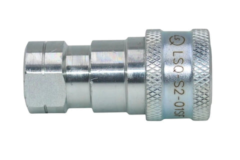 One Eighth Inch NPT Hydraulic Quick Connect Couplings ISO 7241 B For Tractor Hydraulics Quick Disconnect metallic fitting