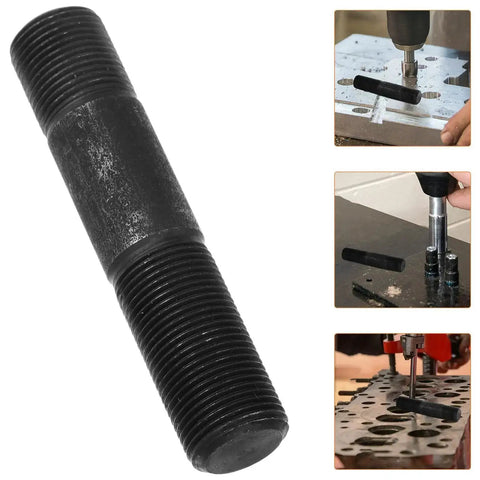 Heavy Duty Hydraulic Punch Driver Kit With Pull Rod Lock Cap for metal sheets, detailed view of pull rod and usage in electrical work