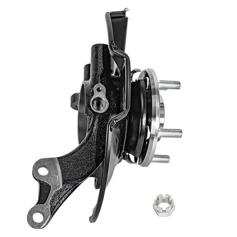 Front Right Steering Knuckle With Wheel Bearing Hub Assembly For 2007 To 2012 Hyundai Elantra Passenger Side Replacement ABS Compatible Fits 2008 2009 2010 2011 2012 Models