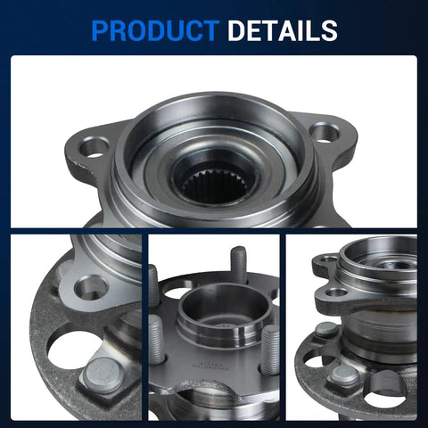 Rear Wheel Bearing And Hub Assembly For AWD Toyota Highlander 04 13 Venza 09 16 RX330 04 06 RX350 07 09 RX400h 06 08 details