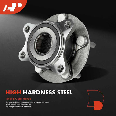 Front Wheel Bearing And Hub Assembly Set For Mazda 3 2019 2020 2021 2022 5 Lug Compatible 2 Pack With High Load Capacity