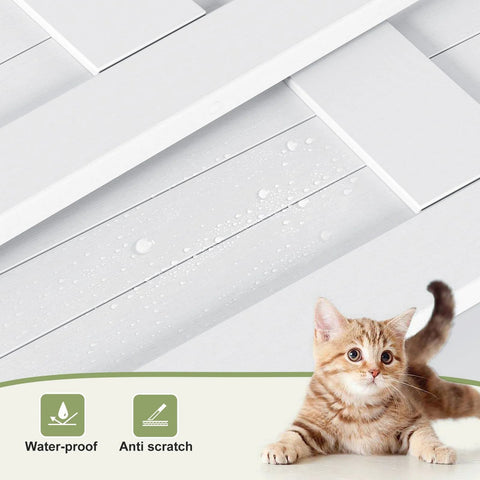 White MDF wood panel with PVC surface from Double Bi Fold Barn Doors 42 By 84 Inches White With Hardware Track Kit Included