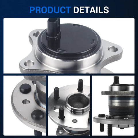Rear Wheel Hub And Bearing Assembly Fits Toyota Camry Highlander Avalon Solara And Lexus ES300 ES330 ES350 2001 To 2012 5 Lug With ABS