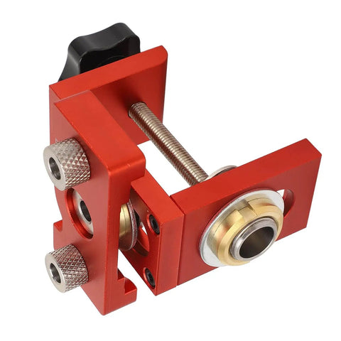 Compact Aluminum Pocket Hole Jig Kit for Woodworking with Accurate Dowel Locator and Furniture Assembly Tool in tough aluminum