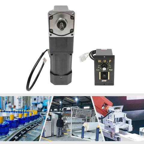 110V 200W Gear Reducer Motor With 90 Degree Right Angle Output Heavy Duty High Efficiency Induction Motor Speed Governor And Adjustable Speed Control in industrial setting
