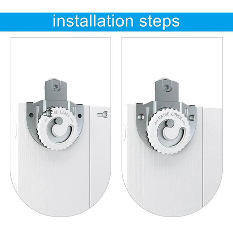 4 Piece Closet Door Roller Kit for Sliding Wardrobe Doors Top Roller Hardware With Adjustable Screws installation steps