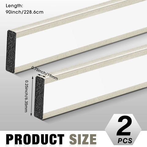 Frienda Faraday foam gasket strip, 90 in long × 0.75 in wide, adhesive-backed, conductive fabric, 2 pcs