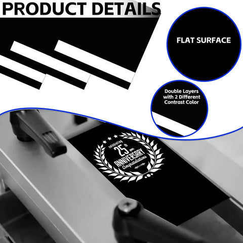 Two Tone Laser Engraving ABS Plastic Sheets 5 Pack Black And White 11.8 By 11.8 Inches 0.05 Inch Thick For Name Badges Office Labels Laser Art Projects And Craft