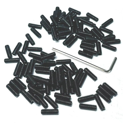 110 Piece M4 X 12mm Stainless Steel Set Screws Hex Socket Grub Screws With M2 Allen Wrench Built To Last 304 Grade Anti Corrosion Durable Fasteners