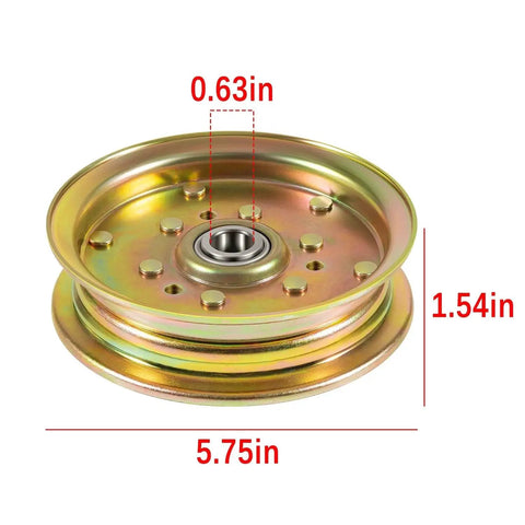 Universal Idler Pulley Assembly Replacement Kit for Bush Hog Finish Mowers with measurements 5.75in diameter x 1.54in height