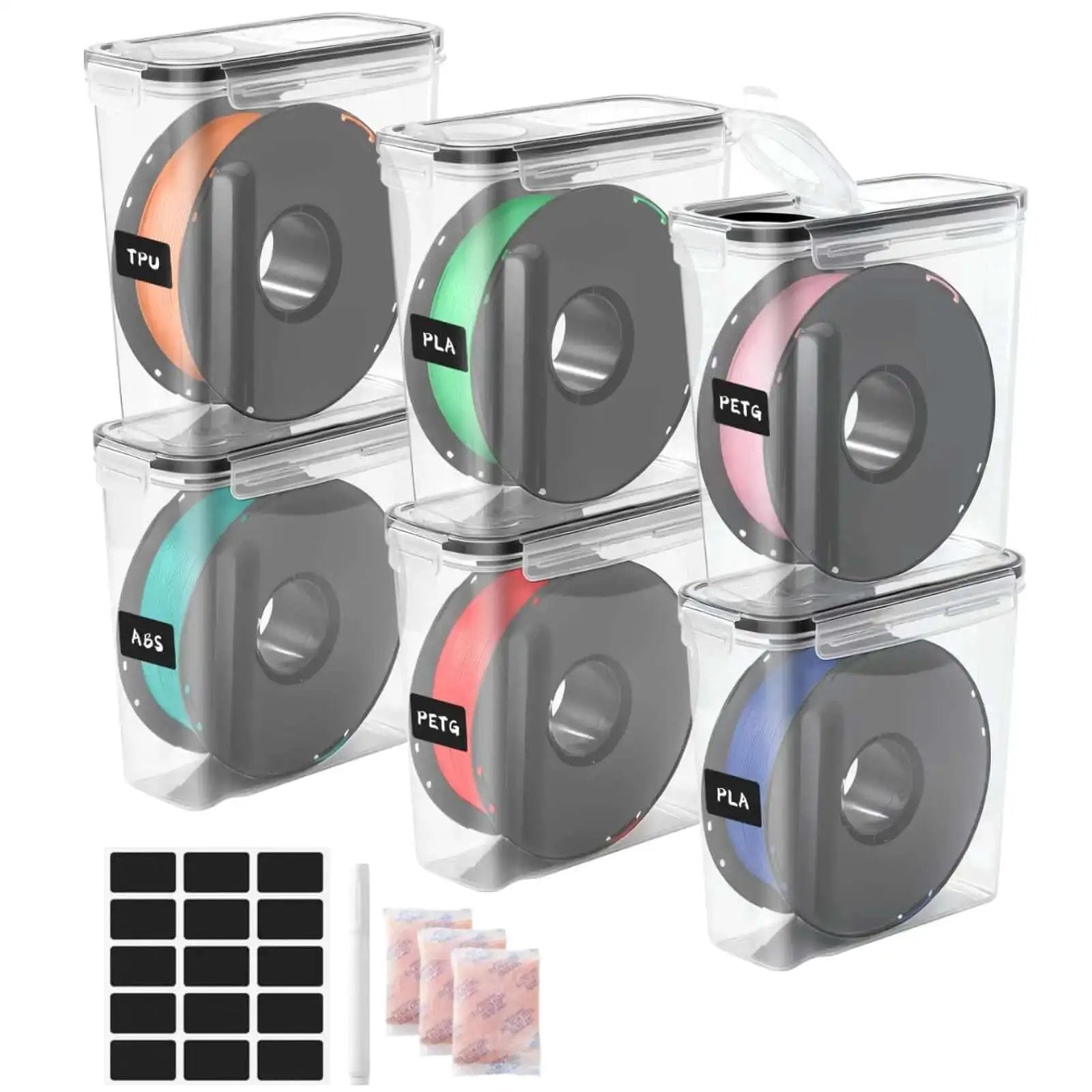 Pro Grade Airtight Filament Dry Box Set 6 Pack 4.0L 🍁 ...