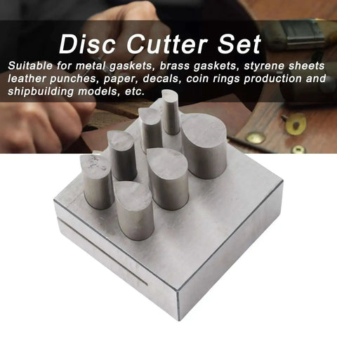 Drop Shaped Die Set For Metal Craft And Jewelry Making With Precise Punch Disc Cutter Kit on table