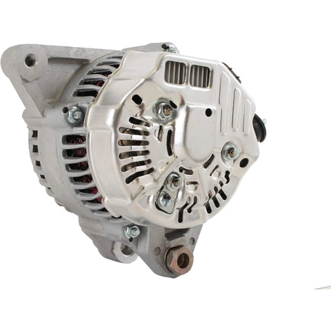 Front view of 80 Amp 12V Alternator Drop-In Replacement For 3.0L Toyota Camry (2000-2001), Solara (2000-2003), Lexus ES300 (1997-2001).