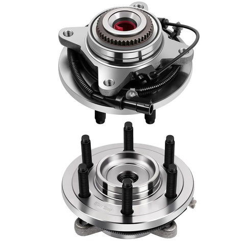 Front Wheel Hub And Bearing Assembly 515119 For Ford F150 2009 2010 And Lincoln Navigator 2003 2006 Six Lug With ABS OE Quality Direct Fit Two Piece Replacement