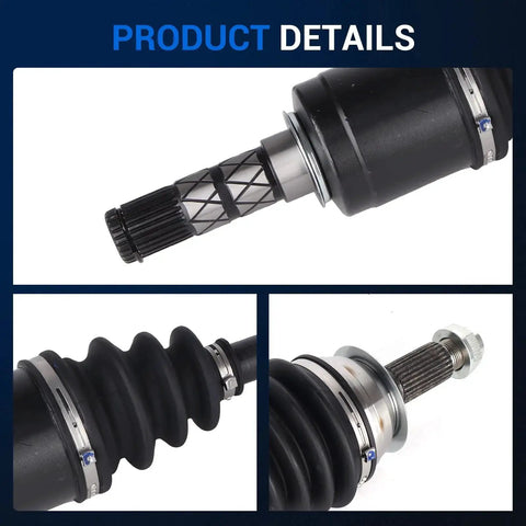 Close-up views of Front Pair CV Axle Shaft Assembly For Subaru Forester 2014 Early Build Before January 11 2014 Legacy 2010 2014 Outback 2010 2014