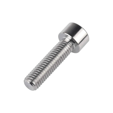 Titanium M8x30mm Hex Socket Head Bolts Set Of 4 With 1.25mm Pitch DIN 912 Grade 5 6AL4V Titanium Alloy 13x8mm Head Beefy Strong Screw