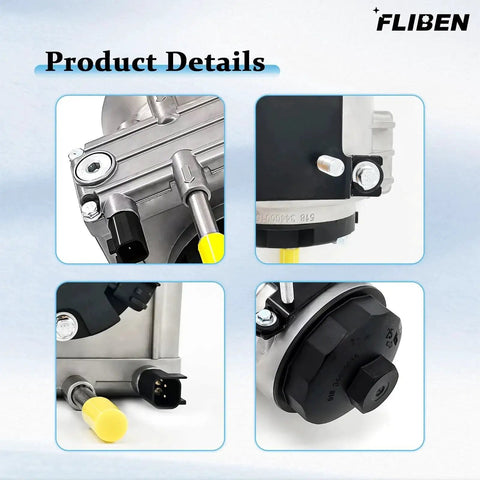 Close-up of Diesel Fuel Pump Assembly for Ford Super Duty F250 F350 F450 F550 and Excursion 2003 to 2007 6.0L V8 Replacement