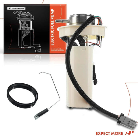 Electric Fuel Pump Module Assembly With Sending Unit For Dodge Dakota 2000 2001 2002 2003 2.5L 3.9L 4.7L 5.9L With 24 Gallons Tank Crew Cab Pickup 4 Door