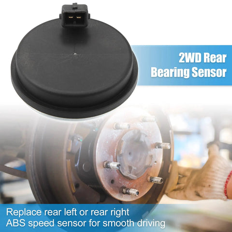 Rear Hub Bearing ABS Speed Sensor 58980C1100 for Hyundai Veloster N, Tucson, Sonata, Kia Sportage, black wheel cap