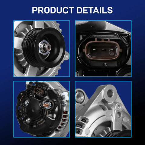 Direct Fit Plug And Play Alternator Replacement For Santa Fe 2019 2020 Santa Fe Sport 2017 2018 Sonata 2015 2019 close-up view