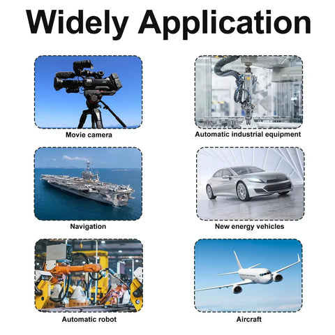 M12 Connector Aviation Sensor Cable used in movie cameras, industrial equipment, ships, vehicles, robots, and aircraft applications