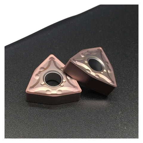 10 Piece Set WNMG080408 MA 15TF Carbide Turning Inserts For Hard Steel CNC Lathe External Turning Tools Delivers Beefy Tool Life Fast Cutting Low Friction Wear And Heat Resistance With A Multi Layer Coating