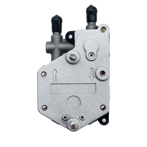 Front view of Beefed Up Polaris ATV Fuel Pump Replacement For Sportsman 325 400 500 600 700 Magnum showing connectors and bolts.