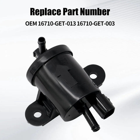Plug And Play Electric Fuel Pump Replacement For Honda Metropolitan CHF50 2002 2009 And Honda Ruckus NPS50 2003 2016 OE Numbers 16710-GET-013 And 16710-GET-003 Direct Fit Drop In Upgrade shown from side view.
