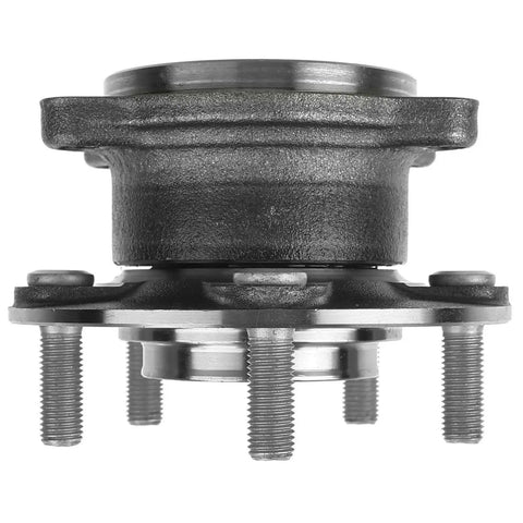 Side view of rear wheel hub and bearing assembly without ABS sensor for Mitsubishi Lancer 2008-2015, Outlander 2007-2012, Outlander Sport 2011-2012