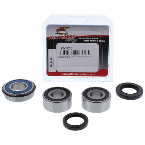 Beefed Up Wheel Bearing Kit For Triumph Thunderbird Commander And LT 2014 2015 2016 ABEC 3 High Speed Bearings With Double Lip Seals