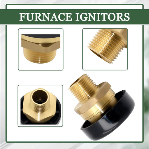 WFSULEE vacuum relief valve; 1/2 in brass low-profile vac breaker for water heater tanks with threaded fittings and black cap