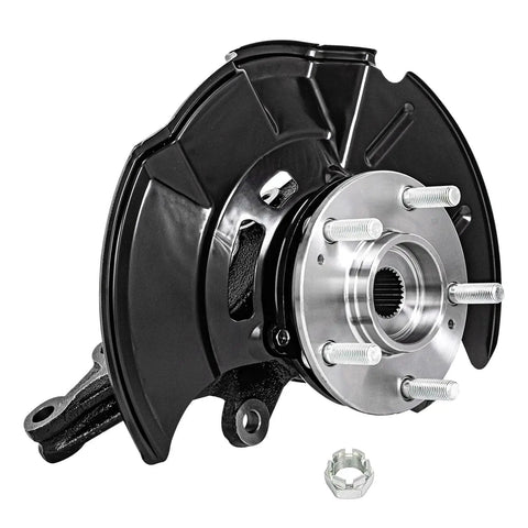 Front Right Steering Knuckle With Wheel Bearing Hub Assembly For 2007 To 2012 Hyundai Elantra Passenger Side Replacement ABS Compatible