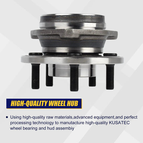 Side view of 513158 Front Wheel Bearing and Hub Assembly for Jeep Wrangler and Cherokee 1999-2006 with 5 lugs