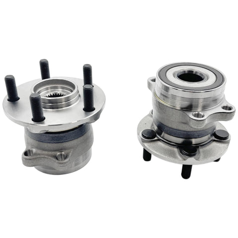 Rear Wheel Bearing And Hub Assembly Set For 2014 2018 Forester 2012 2021 Impreza 2016 2021 Crosstrek And 2013 2015 XV Crosstrek 2 Pack Durable OEM Style Replacement Hubs And Bearings Fits Base Sport And Premium Models