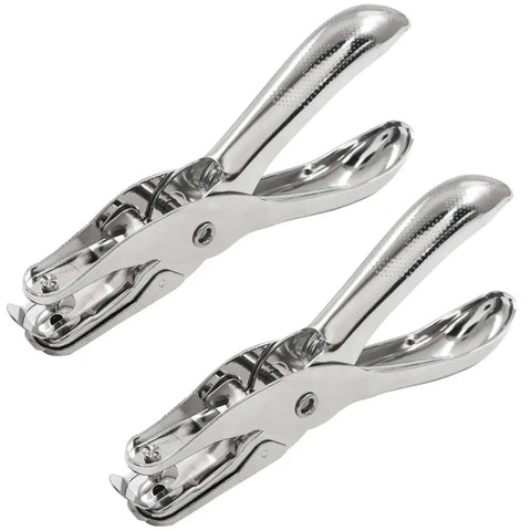 Two Pack One Eighth Inch Hole Puncher Mini Paper Punch Three Millimeter Circle Punch For Crafting Office Tags And DIY Cards Heavy Duty