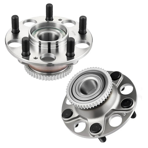 Rear Wheel Bearing And Hub Assembly 2 Pack For 5 Lug Vehicles Fits Acura TL 2004 2008 And Honda Accord 2006 2007 Durable Wheel Hub Replacement