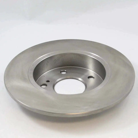 Rear Solid Disc Brake Rotor For Heavy-Duty Braking, Precision Flange Fit, ABS Signaling Ready, shown from front view