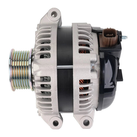Side view of Drop In Ready Alternator Replacement For Acura CSX 2.0L TSX 2.4L Honda Accord 2.4L Civic 2.0L CR V 2.4L Element