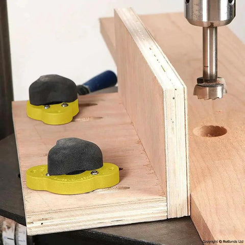 95 Pound Magnetic Jig For Woodworking And Welding Base Clamp Holder With On Off Cap Delivers 95 Pound Holding Power installed on wood